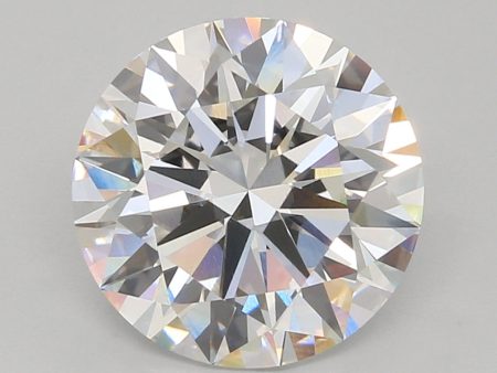 4.08 Carat Round Cut Lab-Created Diamond For Discount