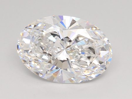 4.02 Carat Oval Cut Lab-Created Diamond Online Hot Sale