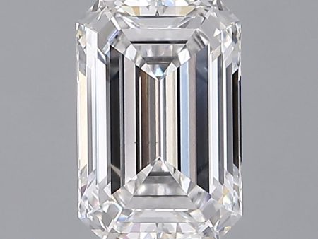 1.59 Carat Emerald Cut Lab-Created Diamond Hot on Sale