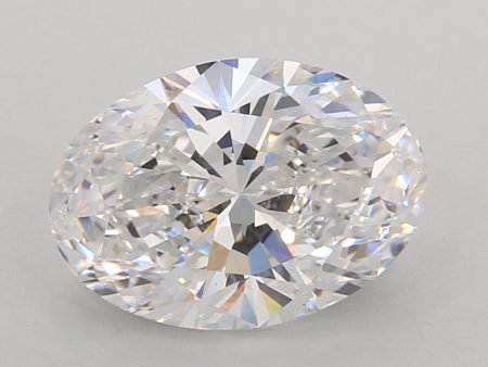 3.09 Carat Oval Cut Lab-Created Diamond Hot on Sale