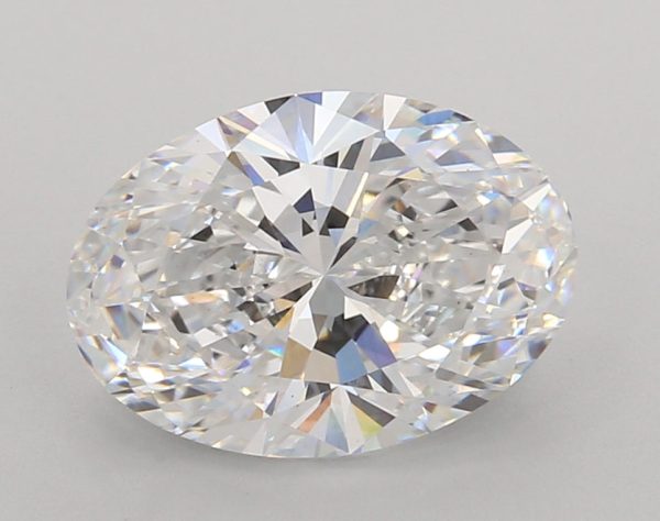 3.09 Carat Oval Cut Lab-Created Diamond Hot on Sale