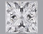 1.59 Carat Princess Cut Lab-Created Diamond For Sale