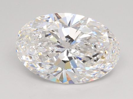 4.08 Carat Oval Cut Lab-Created Diamond Fashion