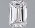 1.50 Carat Emerald Cut Lab-Created Diamond For Discount