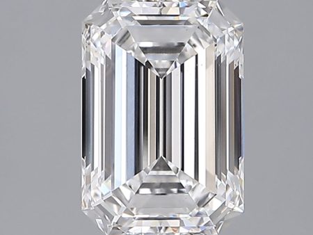 2.08 Carat Emerald Cut Lab-Created Diamond Hot on Sale