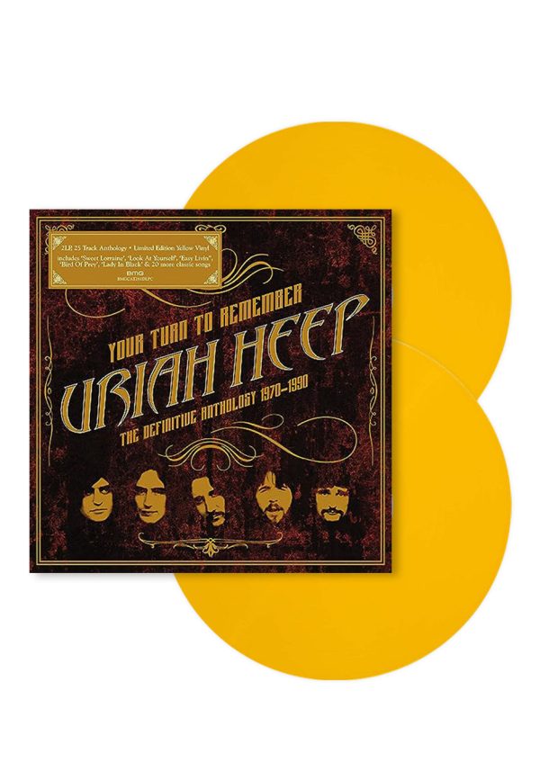 Uriah Heep - The Definitive Anthology 1970-1990 Ltd. Yellow - Colored 2 Vinyl For Cheap