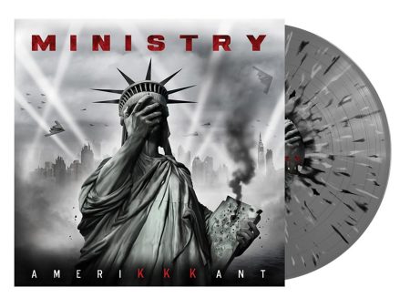 Ministry - AmeriKKKant Ltd. Grey w  Black White - Splattered Vinyl Online now