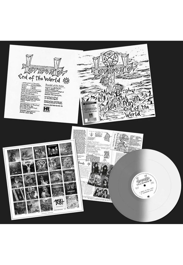 Tormentor - End Of The World Demo  84 White Grey - Colored Mini Vinyl Sale