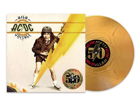 AC DC - High Voltage (Limited 50th Anniversary Edition) Gold - Colored Vinyl Cheap