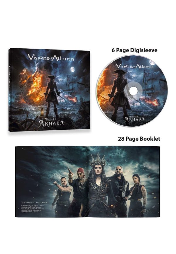 Visions Of Atlantis - Pirates II: Armada - Digipak CD on Sale