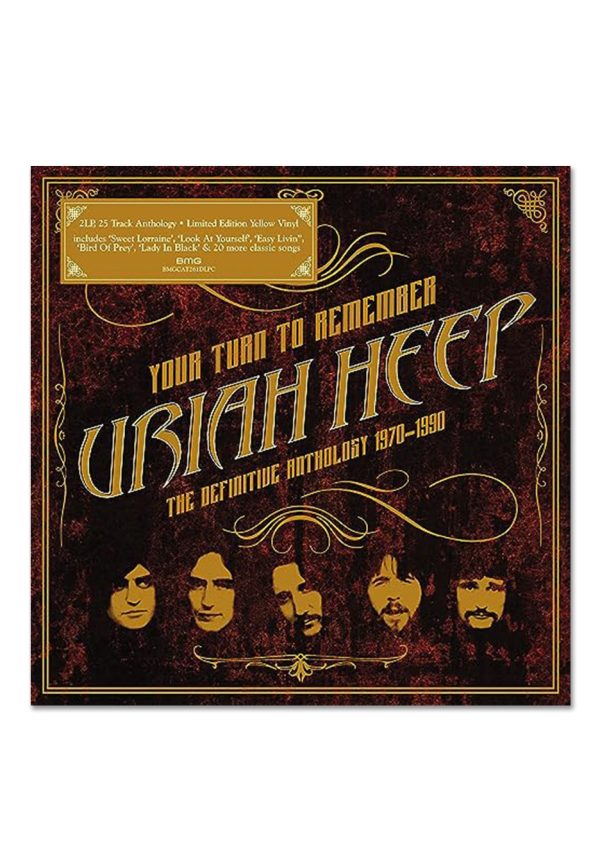 Uriah Heep - The Definitive Anthology 1970-1990 Ltd. Yellow - Colored 2 Vinyl For Cheap