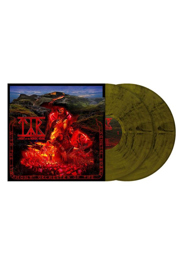 Tyr - A Night At The Nordic House Green - Marbled 2 Vinyl Hot on Sale