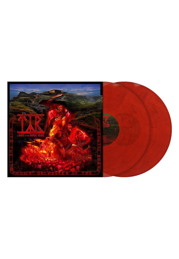 Tyr - A Night At The Nordic House Red - Marbled Vinyl Hot on Sale