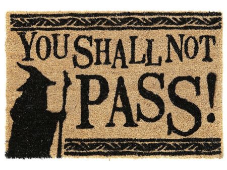 The Lord Of The Rings - You Shall Not Pass - Doormat Discount