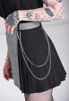 Hellbunny - Mina Grey - Skirt Hot on Sale