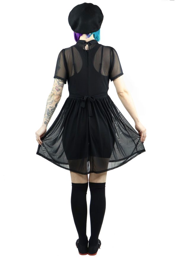 Foxblood - Courtney Mesh Babydoll Black - Dress Hot on Sale