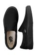 Vans - Classic Slip-On Black Black - Girl Shoes on Sale