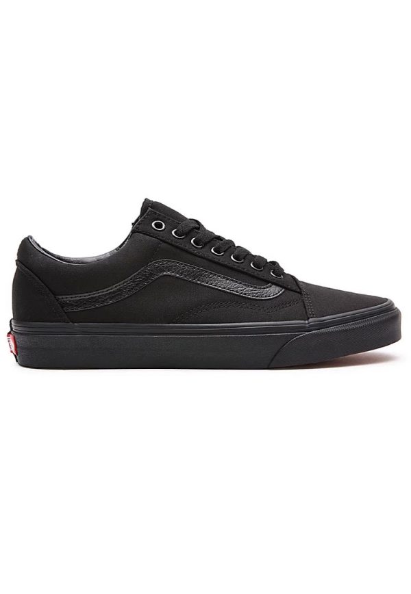 Vans - Old Skool Black Black - Girl Shoes Discount