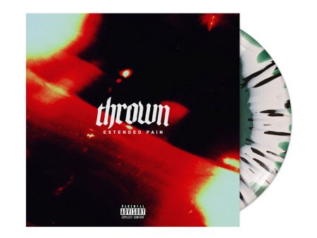 Thrown - Extended Pain EP Ltd. Ink Spot Green White w  Black - Splattered 10 Inch Supply