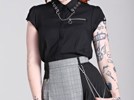 Hellbunny - Mina Grey - Skirt Hot on Sale