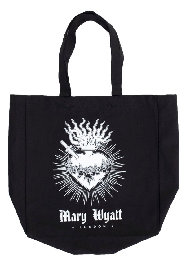 Mary Wyatt - Sacred Canvas Black - Tote Bag Online Hot Sale