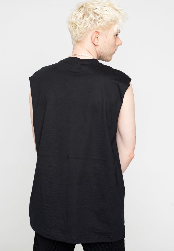 Only & Sons - Fred Rlx Pocket Slvless Black - Sleeveless For Sale