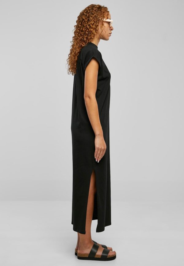 Urban Classics - Ladies Long Extended Shoulder Black - Dress Online