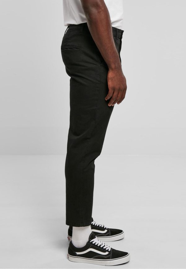 Urban Classics - Cropped Chino Black - Pants Online Hot Sale