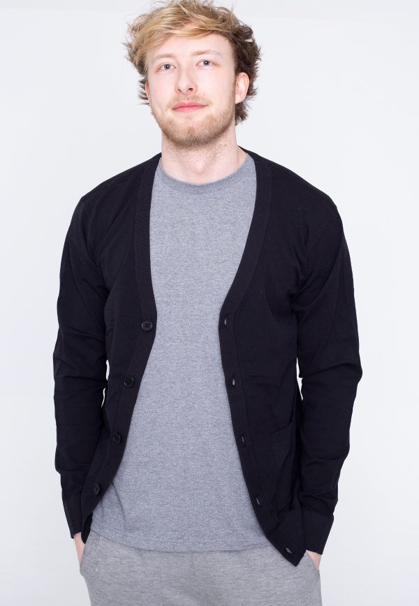 Urban Classics - Fine Black - Cardigan For Sale