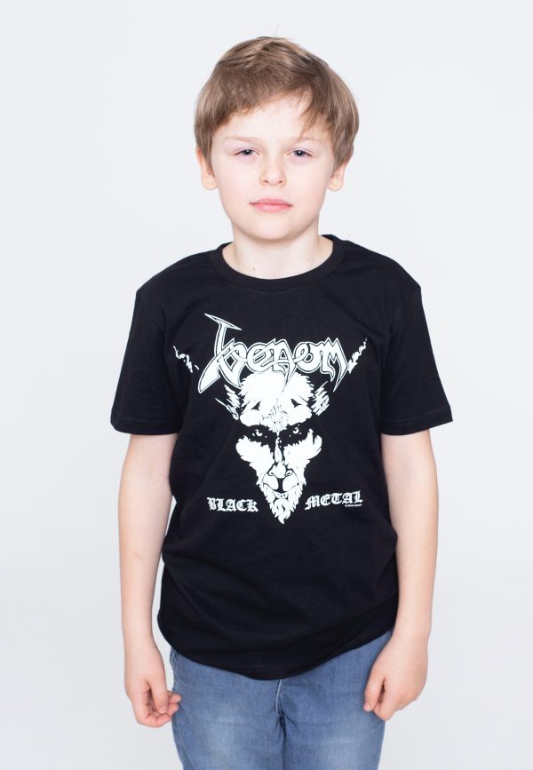 Venom - Black Metal Kids Black White - T-Shirt on Sale