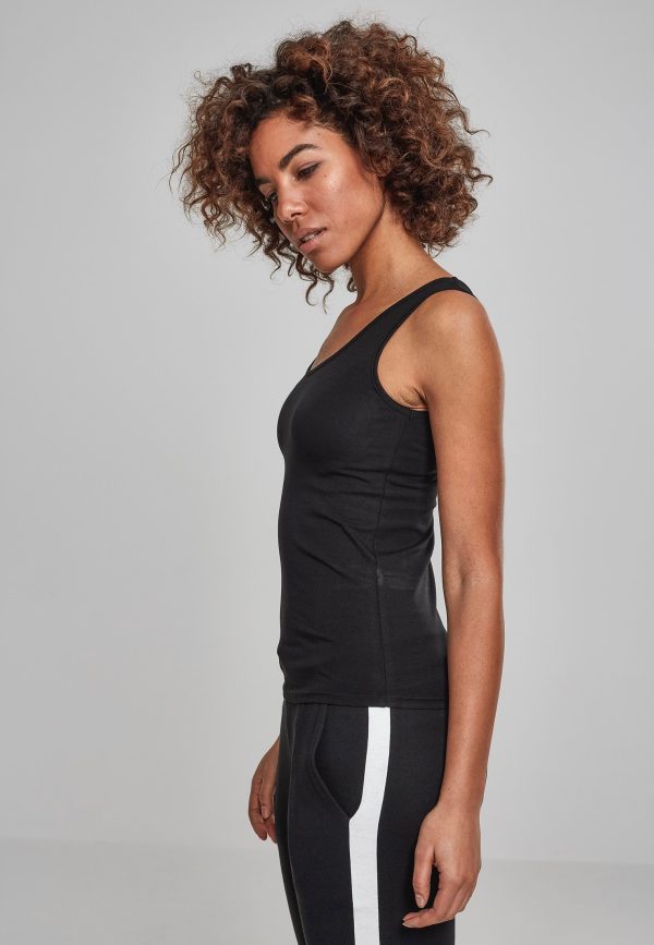 Urban Classics - Basic Stretch Pack Of 2 Black - Tank For Cheap