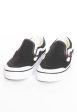 Vans - Classic Slip-On 138 Sidestripe Black True White - Shoes Online