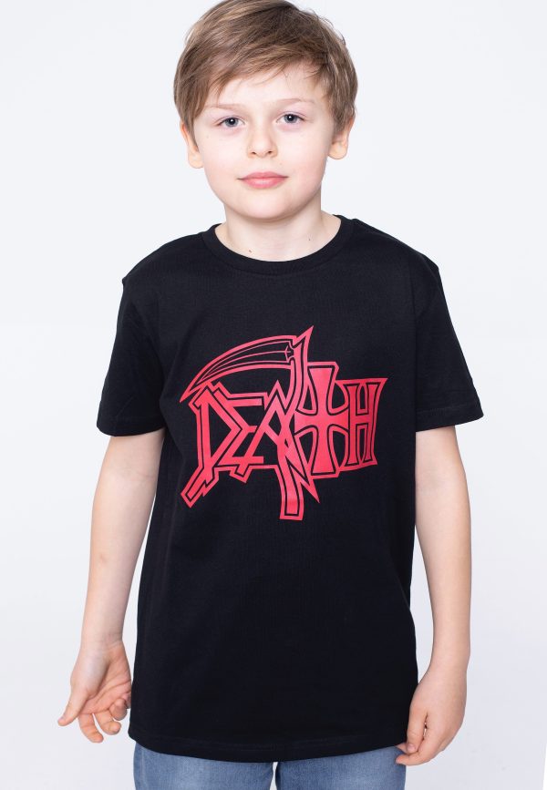 Death - Logo Kids Black Red - T-Shirt Online