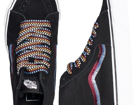 Vans - Sk8-Hi Tapered Embroidery Black - Girl Shoes For Discount