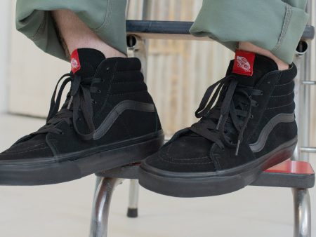 Vans - Sk8 Hi Black Black - Shoes Discount