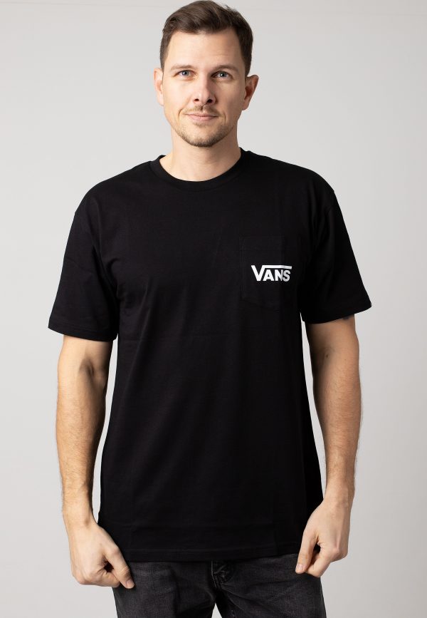 Vans - Style 76 Back Black White - T-Shirt Hot on Sale