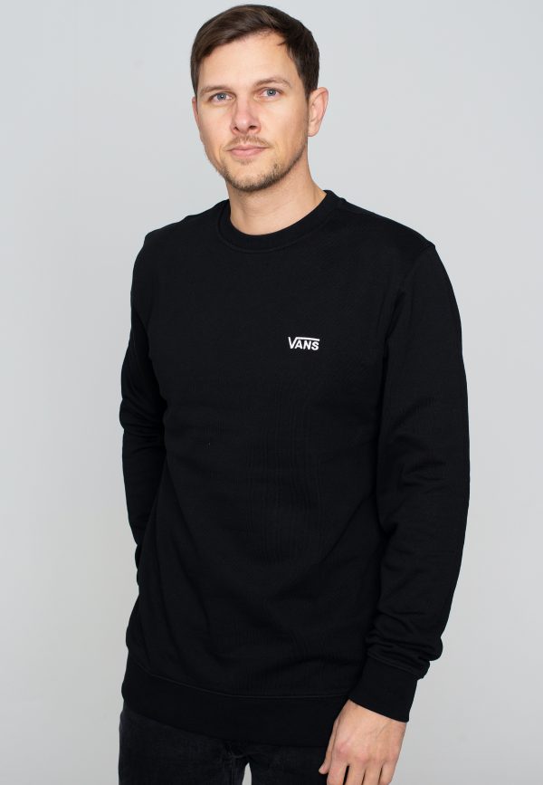 Vans - Core Basic Crew Fleece Black - Sweater Fashion