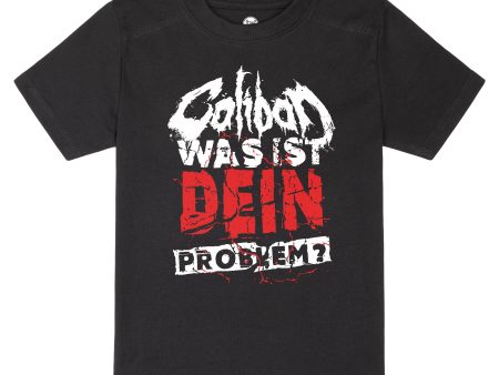 Caliban - Was ist dein Problem? Kids Black White - T-Shirt on Sale