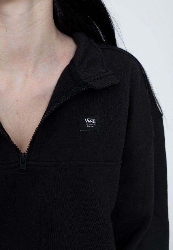 Vans - Leighton Mock Neck Fleece Black - Sweater Online now