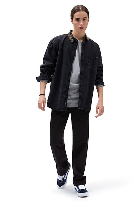 Vans - Deerfiel Woven Washed Black - Shirt Hot on Sale