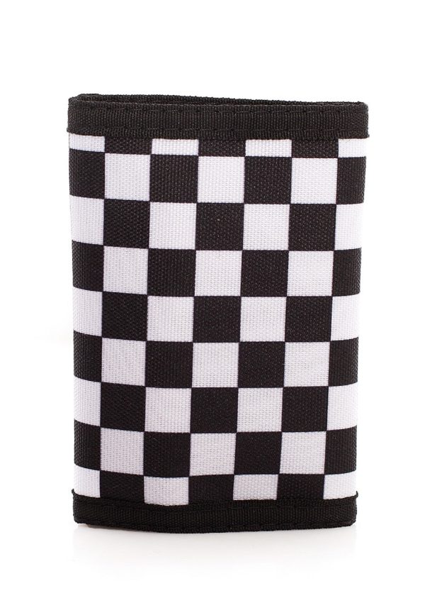 Vans - Slipped Black White Check - Wallet Hot on Sale