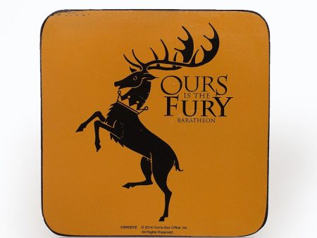 Game Of Thrones - Baratheon Yellow - Coaster Cheap