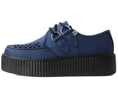 T.U.K. - Viva High Creeper Night Blue Vegan - Girl Shoes Discount