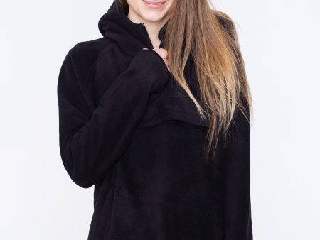 Urban Classics - Polar Fleece Pull Over Black - Hoodie Sale