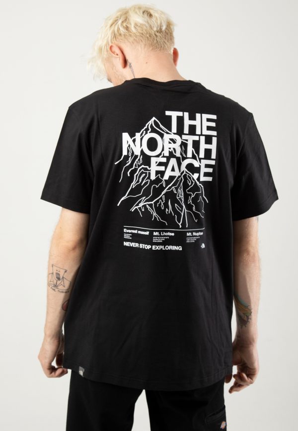 The North Face - Mountain Outline Tnf Black TNF White - T-Shirt Sale