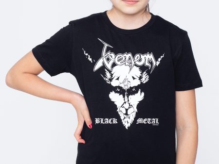 Venom - Black Metal Kids Black White - T-Shirt on Sale