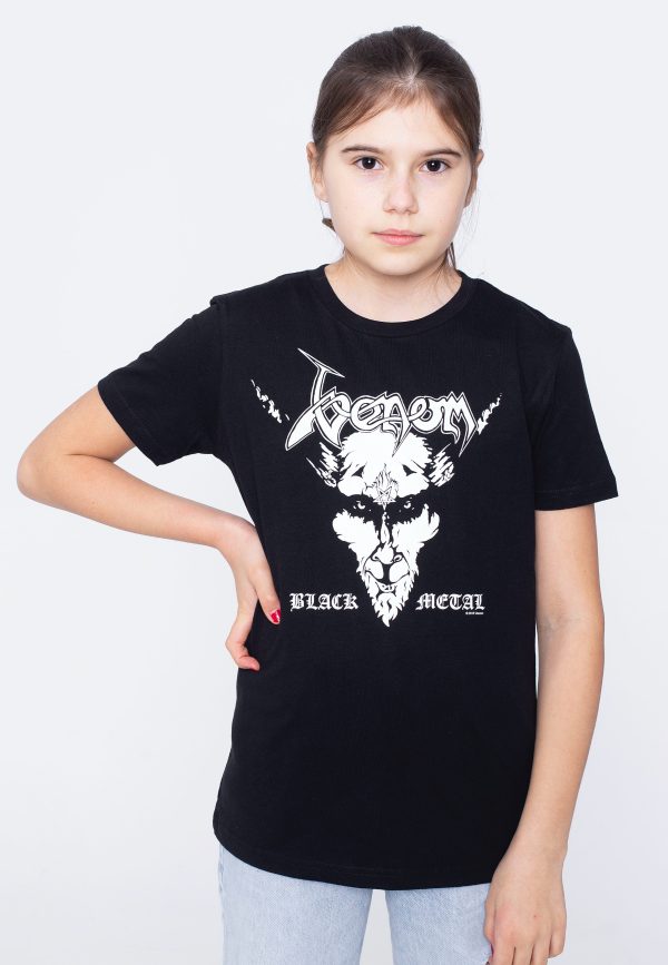 Venom - Black Metal Kids Black White - T-Shirt on Sale