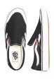 Vans - Classic Slip-On 138 Sidestripe Black True White - Shoes Online