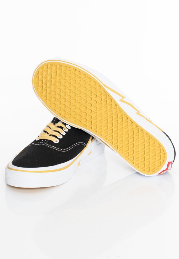 Vans - Authentic Bolt Black Yellow - Shoes Cheap