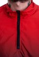 Urban Classics - Gradient Pull Over Jacket Black Red - Jacket Supply